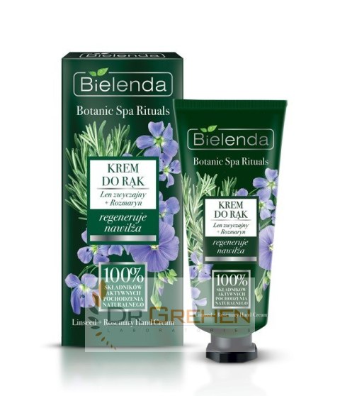 BIELENDA Bielenda Botanic Spa Rituals Krem do rąk Len Zwyczajny + Rozmaryn 50ml BIELENDA Bielenda Botanic Spa Rituals Krem do rąk Len Zwyczajny + Rozmaryn 50ml