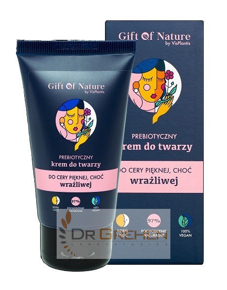 ELFA PHARM Vis Plantis Gift Of Nature Prebiotyczny Krem do twarzy do cery wrażliwej 50ml ELFA PHARM Vis Plantis Gift Of Nature Prebiotyczny Krem do twarzy do cery wrażliwej 50ml