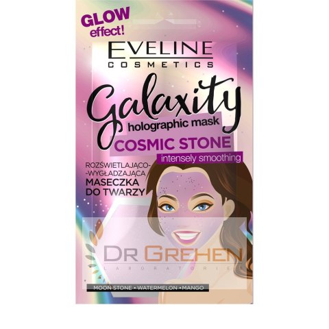 EVELINE Eveline Galaxity Holographic Mask Maseczka do twarzy rozświetlająco-wygładzająca Cosmic Stone 10g EVELINE Eveline Galaxity Holographic Mask Maseczka do twarzy rozświetlająco-wygładzająca Cosmic Stone 10g