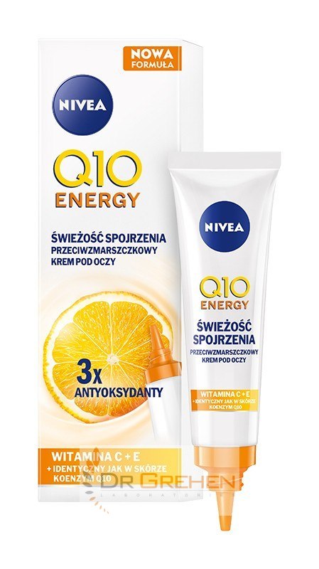 NIVEA Nivea Q10 Energy Krem przeciwzmarszczkowy energetyzujący pod oczy 15ml NIVEA Nivea Q10 Energy Krem przeciwzmarszczkowy energetyzujący pod oczy 15ml