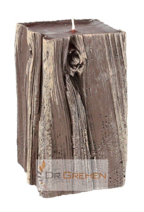 SWIECE ARTMAN Świeca ozdobna Sandalwood orzech - słupek mały 1szt SWIECE ARTMAN Świeca ozdobna Sandalwood orzech - słupek mały 1szt