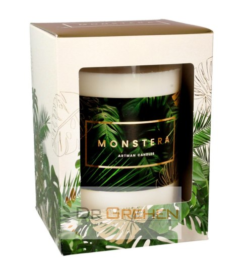 SWIECE ARTMAN Świeca zapachowa Monstera - cylinder duży 1szt SWIECE ARTMAN Świeca zapachowa Monstera - cylinder duży 1szt