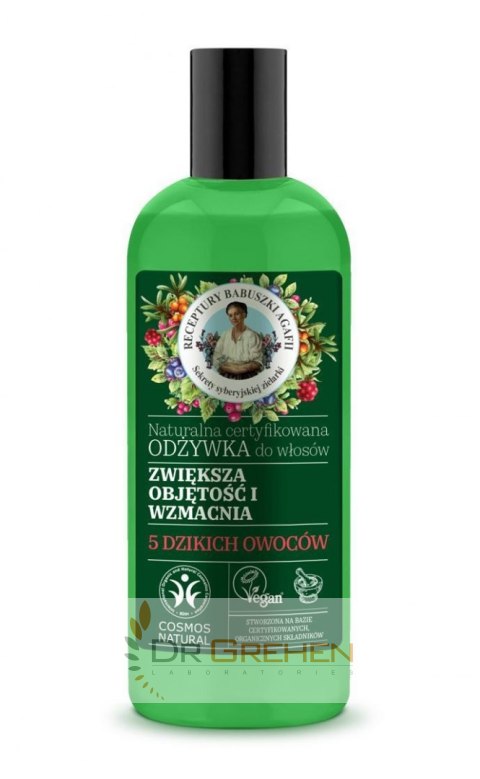EUROBIOLAB AGAFIA*Natural Odżywka 260ml Wzmocnienie & Objętoś EUROBIOLAB AGAFIA*Natural Odżywka 260ml Wzmocnienie & Objętoś